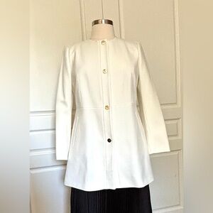 Long line Winter White Jacket XXL NWOT
